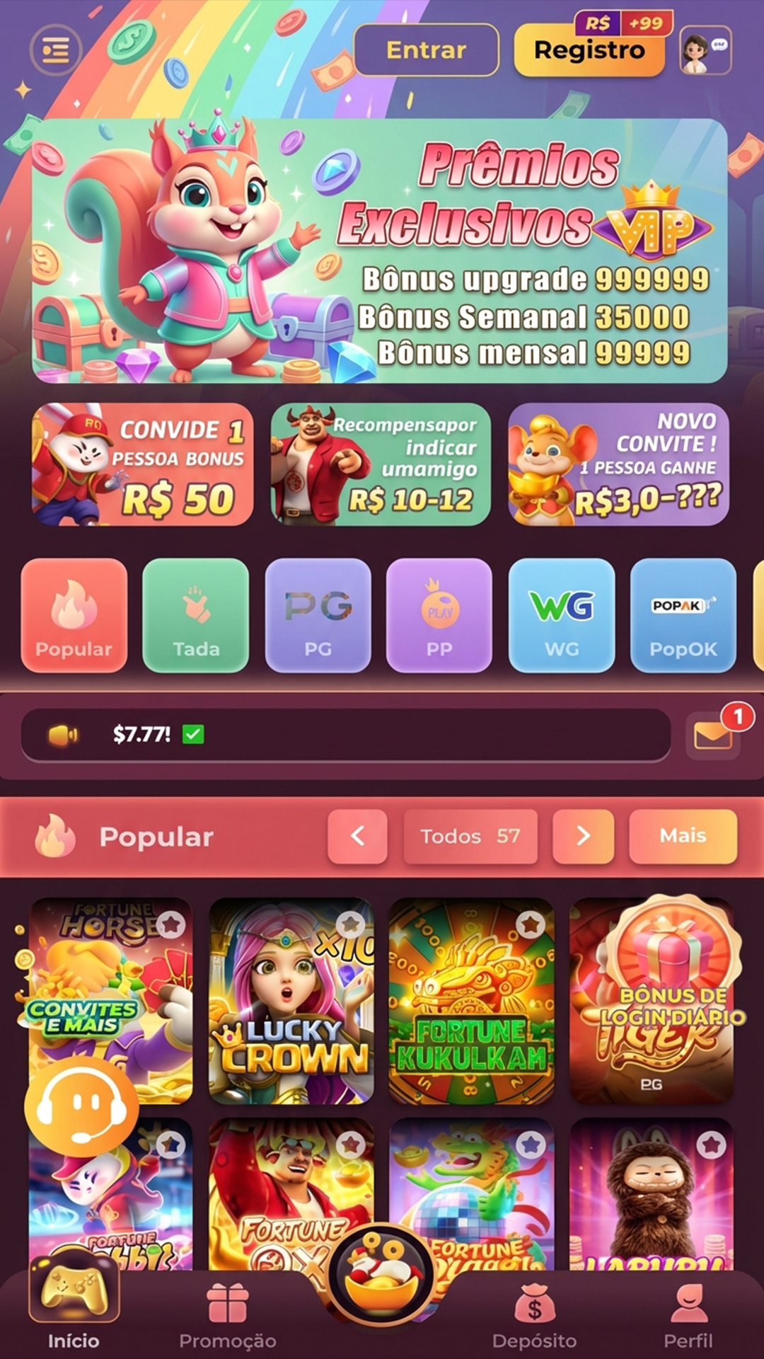 fortune rabbit fundo 